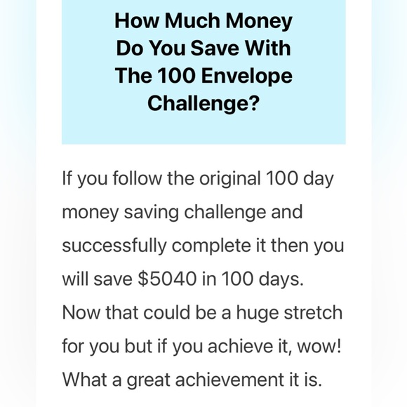 💰100 Envelope Challenge! All Supplies Included 💰 Save $5,050 - Picture 10 of 13